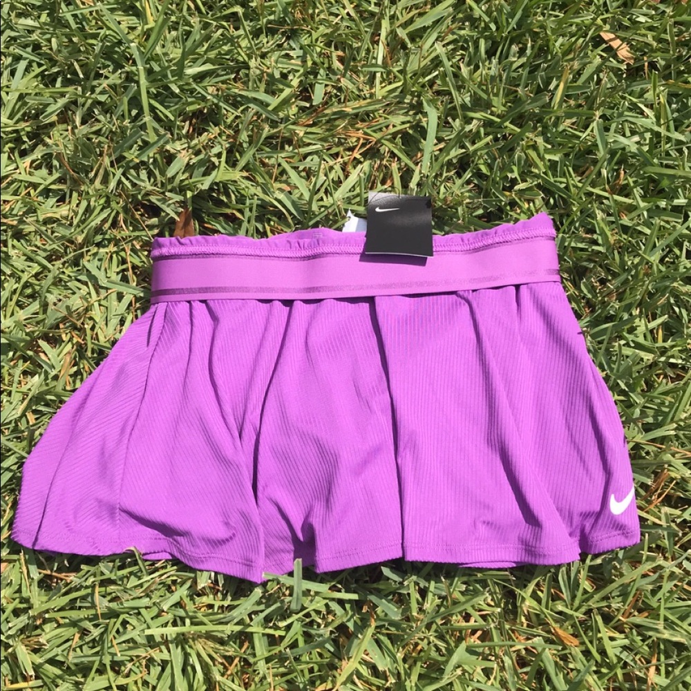 BRAND NEW purple nike tennis skirt